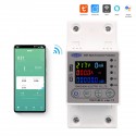 Tomzn Akıllı Kaçak Akım Rölesi ve Voltaj Akım Koruyucu Röle Gerilim 80A Monofaz (10mA-99mA)