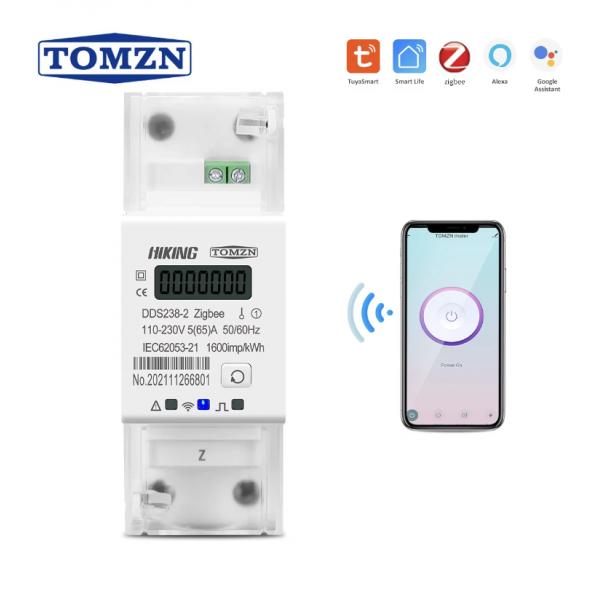 TOMZN Hiking Voltaj Akım Koruma Rölesi 65A Zigbee Yüksek Alçak Gerilim Akım Koruyucu Röle