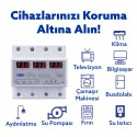 Tomzn Voltaj Koruma Rölesi Koruyucu Röle 220V 63A 3 Fazlı - Ev Tipi Trifaz