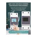 Tomzn Kaçak Akım Koruma Rölesi ve Yüksek Voltaj ve Akım Koruyucu Röle 63A Devrim Niteliğinde Yenilik
