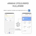 Tomzn WiFi Akıllı Voltaj ve Akım Koruma Rölesi, Dahili Enerji Ölçer 63A eWelink Uyumlu - Tek Kutup